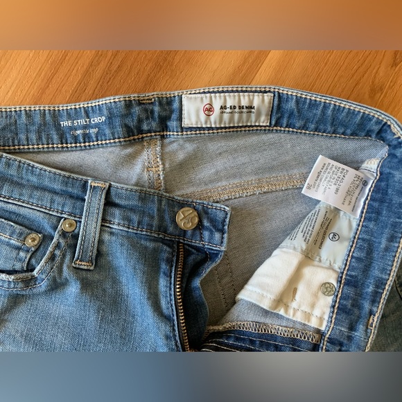 AG Adriano Goldschmied Stilt Crop Cigarette Crop Size 26. Super soft! - Picture 7 of 12